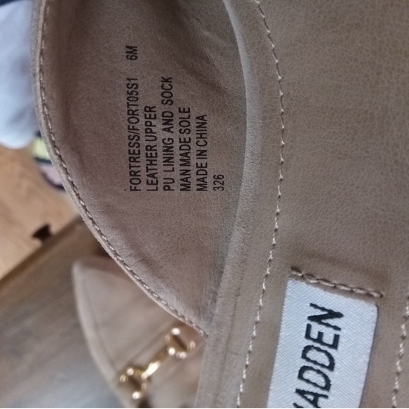 Steve Madden Kandi Camel Slides - Picture 6 of 8